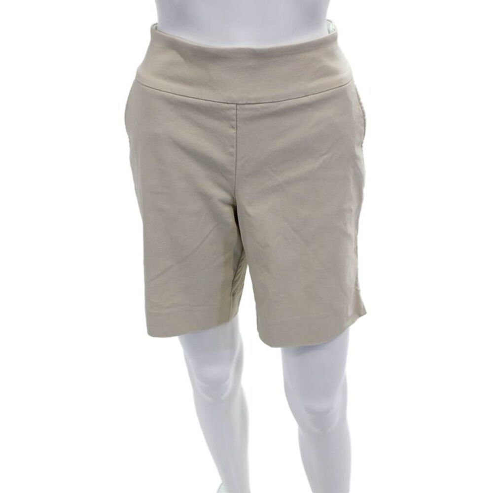 Swing Control Unisex Bermuda Chino Shorts Beige Size 8